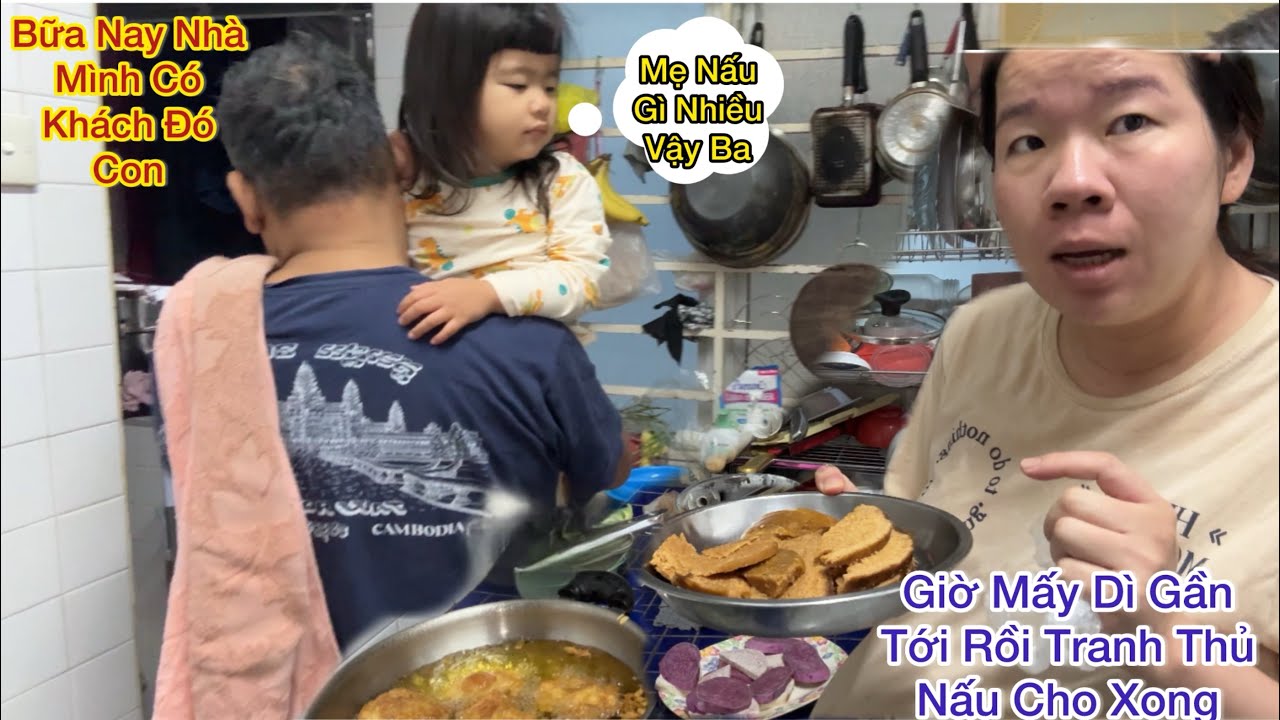 206, Dâu Việt Xào Mì và Bánh Tổ Chiên Đãi Gia Đình Chồng MÃ LAI, Mấy Dì Sắp Xếp Lại Phụ Khi Đi Sanh