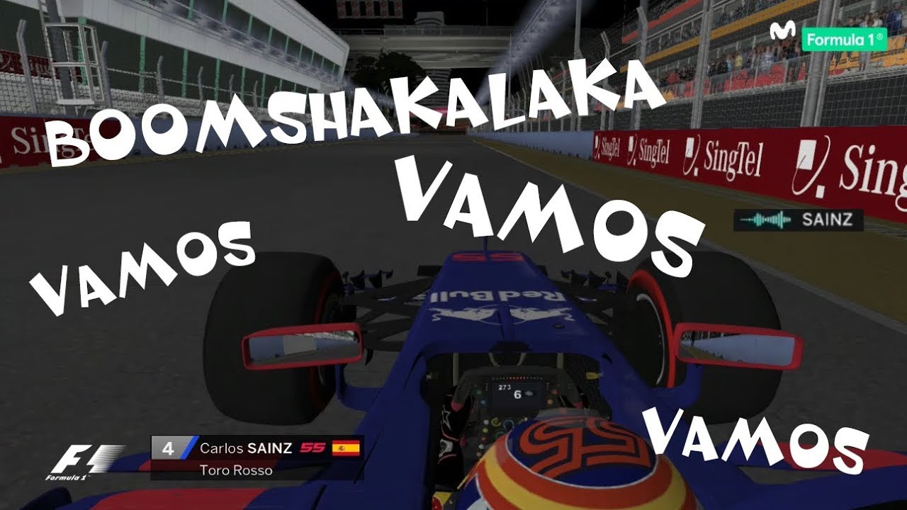 rFactor 2 [REMAKE] F1 2017 | SINGAPORE - Marina Bay @ OnBoard Carlos Sainz | Toro Rosso + LAP [HD]