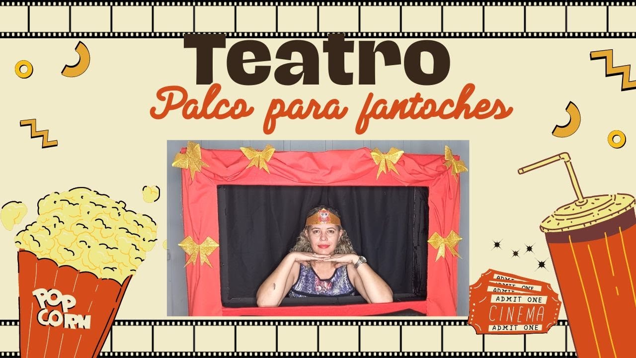 Como fazer palco para teatro de fantoches fácil