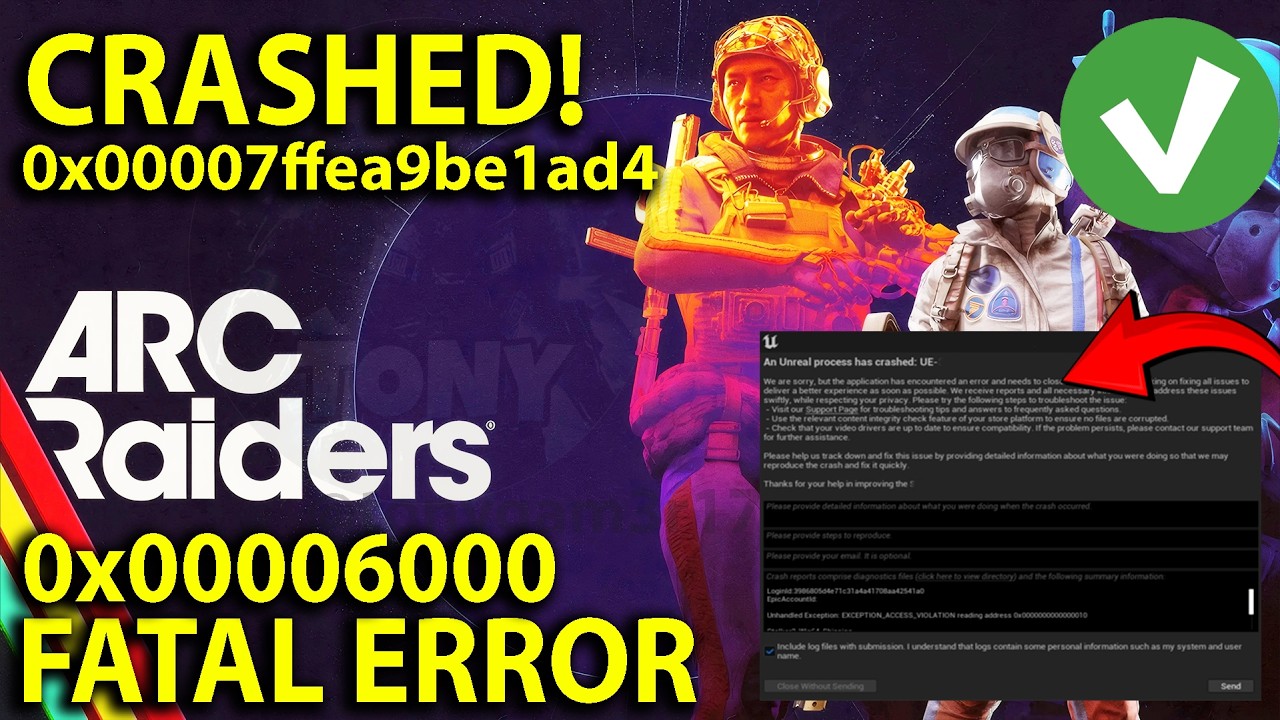 ARC RAIDERS CRASHA - Fatal ERROR / Unhandled Exception: 0x00006000 - COME RISOLVERE!