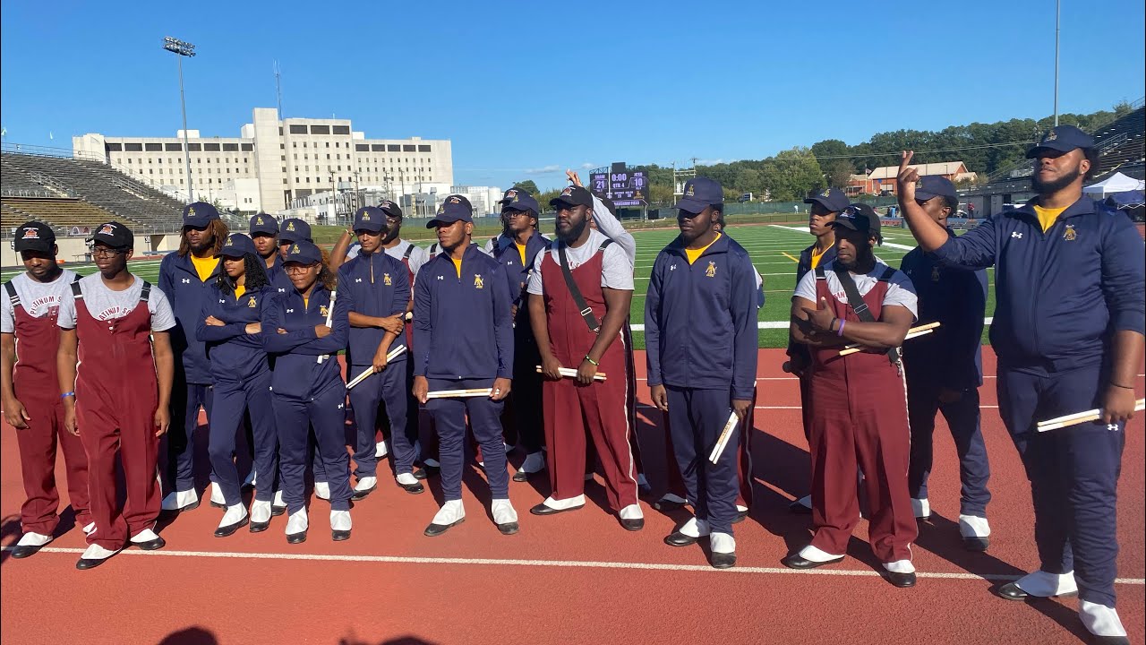 JCSU VS SHAW Drumline battle / Pre game chirping