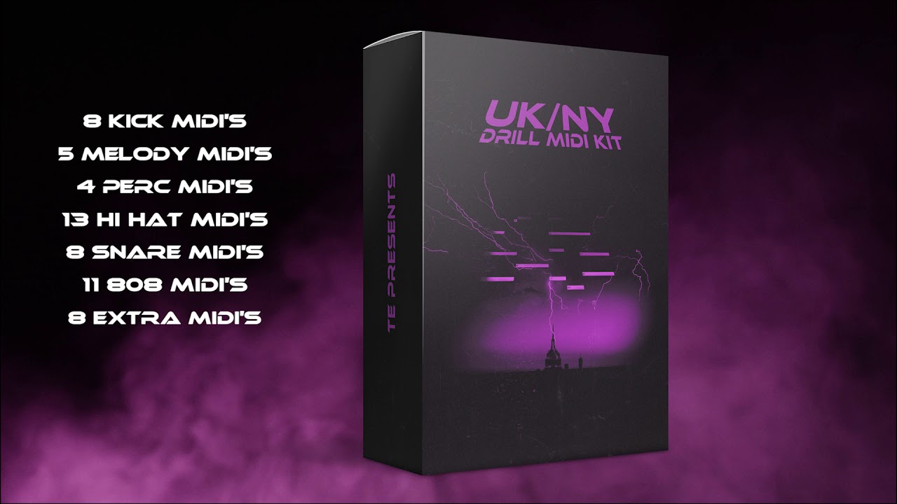 [LINK IN BIO] UK/NY Melody/Drum MIDI KIT 2020 : Prod: TE
