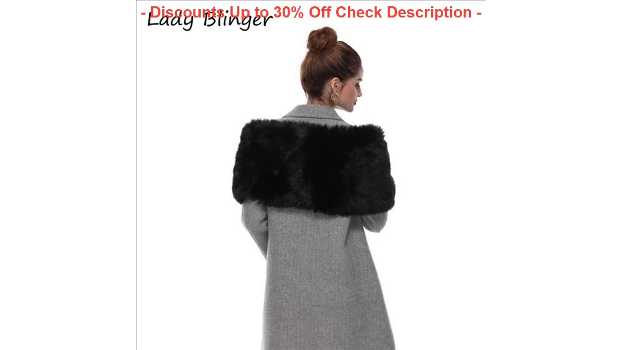 HIGH QUALITY Lady Blinger super large luxurious faux fox fur shawl win