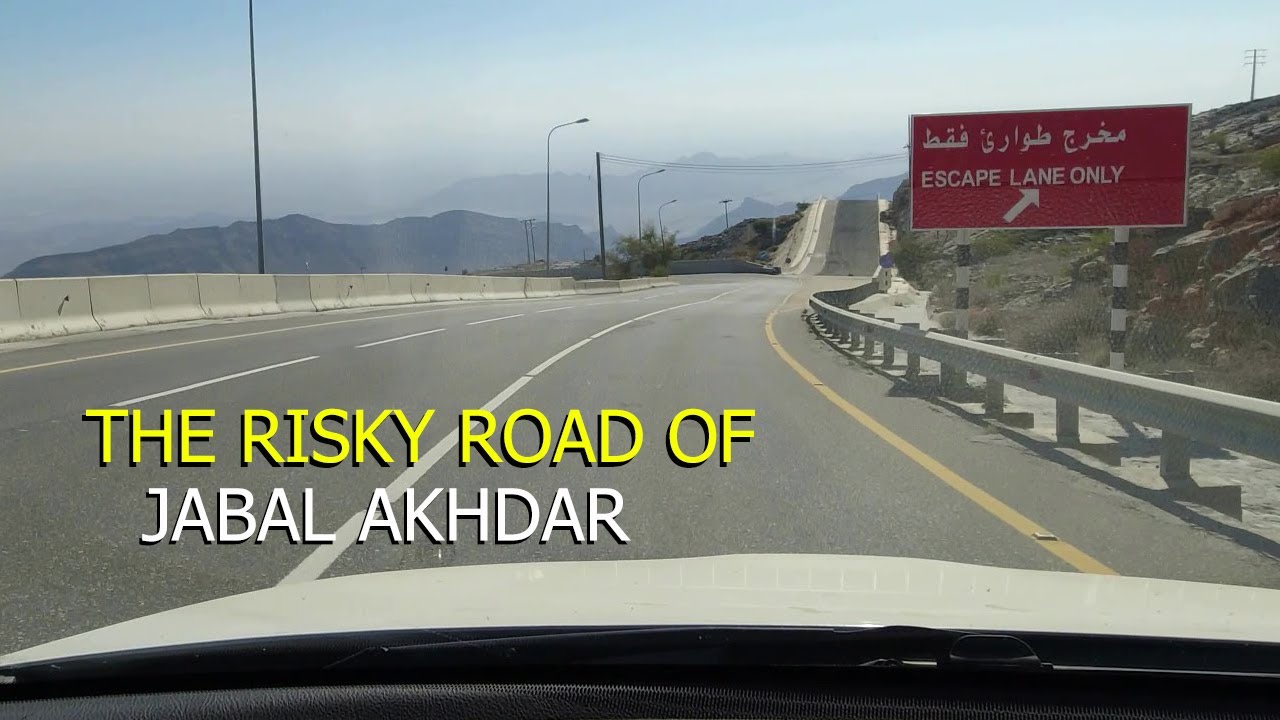 Driving on the Dangerous Jabal Akhdar Road