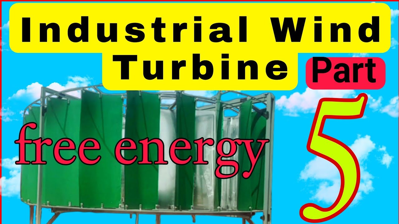 vertical axis wind turbine (part 5)