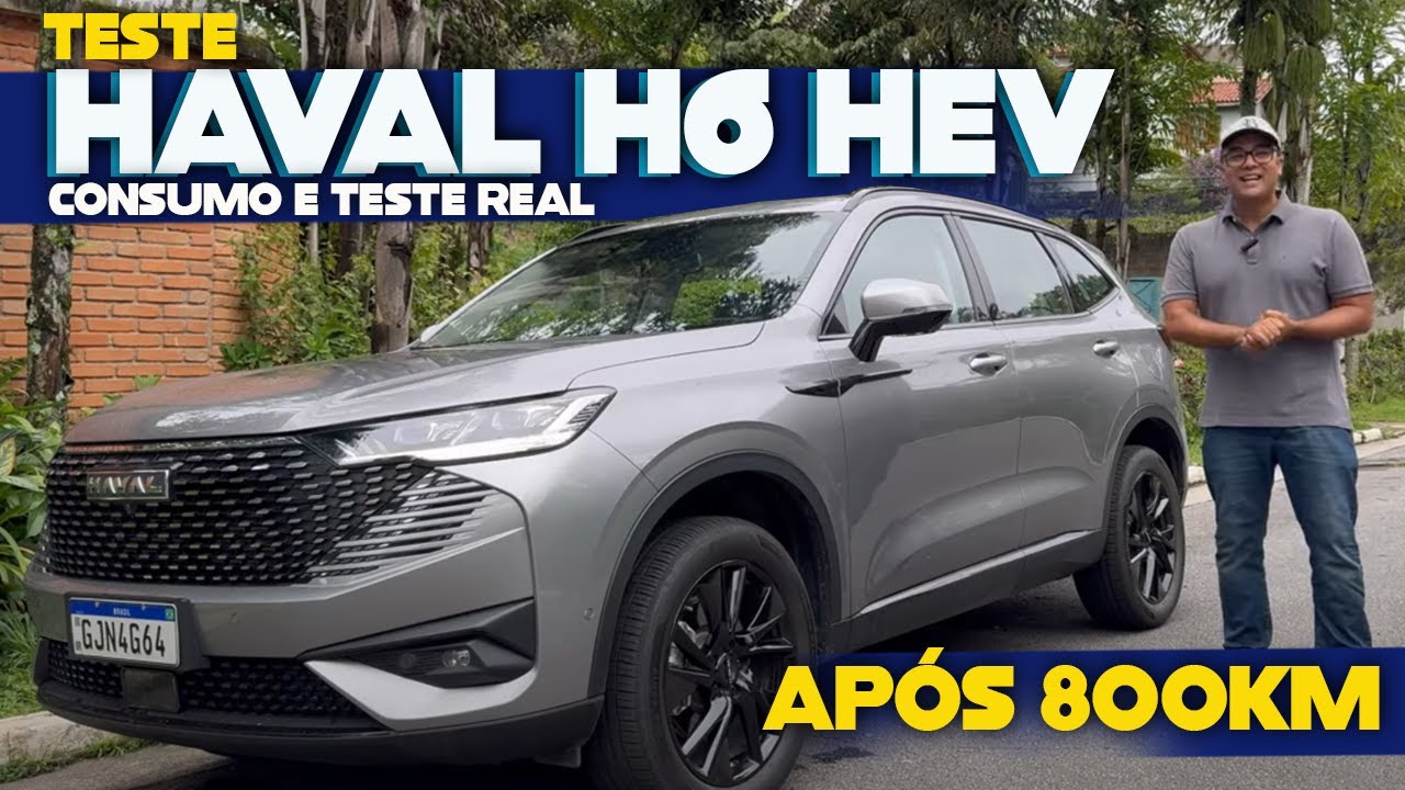 CONSUMO REAL HAVAL H6 HEV de 243cv com motor híbrido: custa o preço do COMPASS e COROLLA CROSS 2024