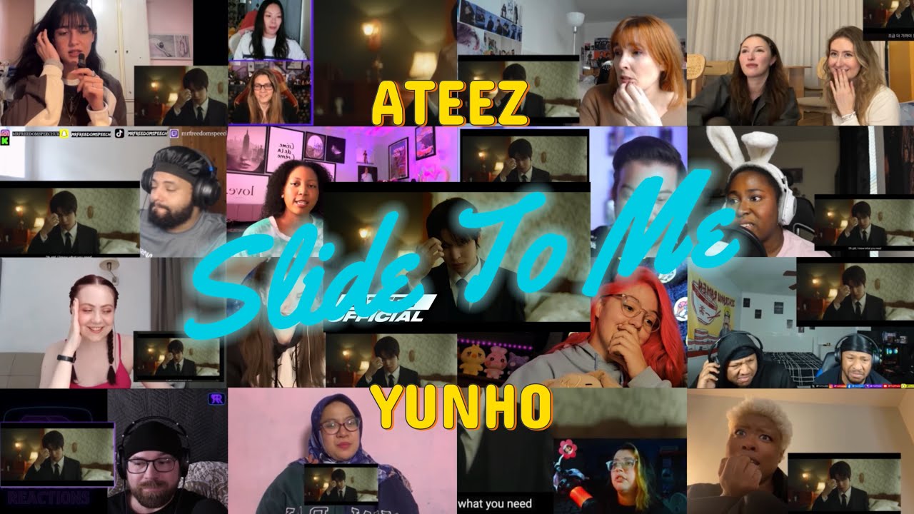 ATEEZ YUNHO - 'Slide to me' ATEEZ Present | REACTION MASHUP 