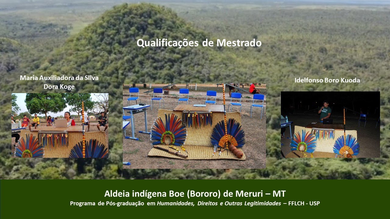 Projeto Bakaru (USP-Meruri): defesas de mestrado presenciais na aldeia Meruri Boe (Bororo)