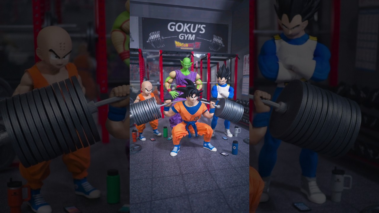 How Much Can Goku Squat at the Gym? DragonBallZ Leg Day