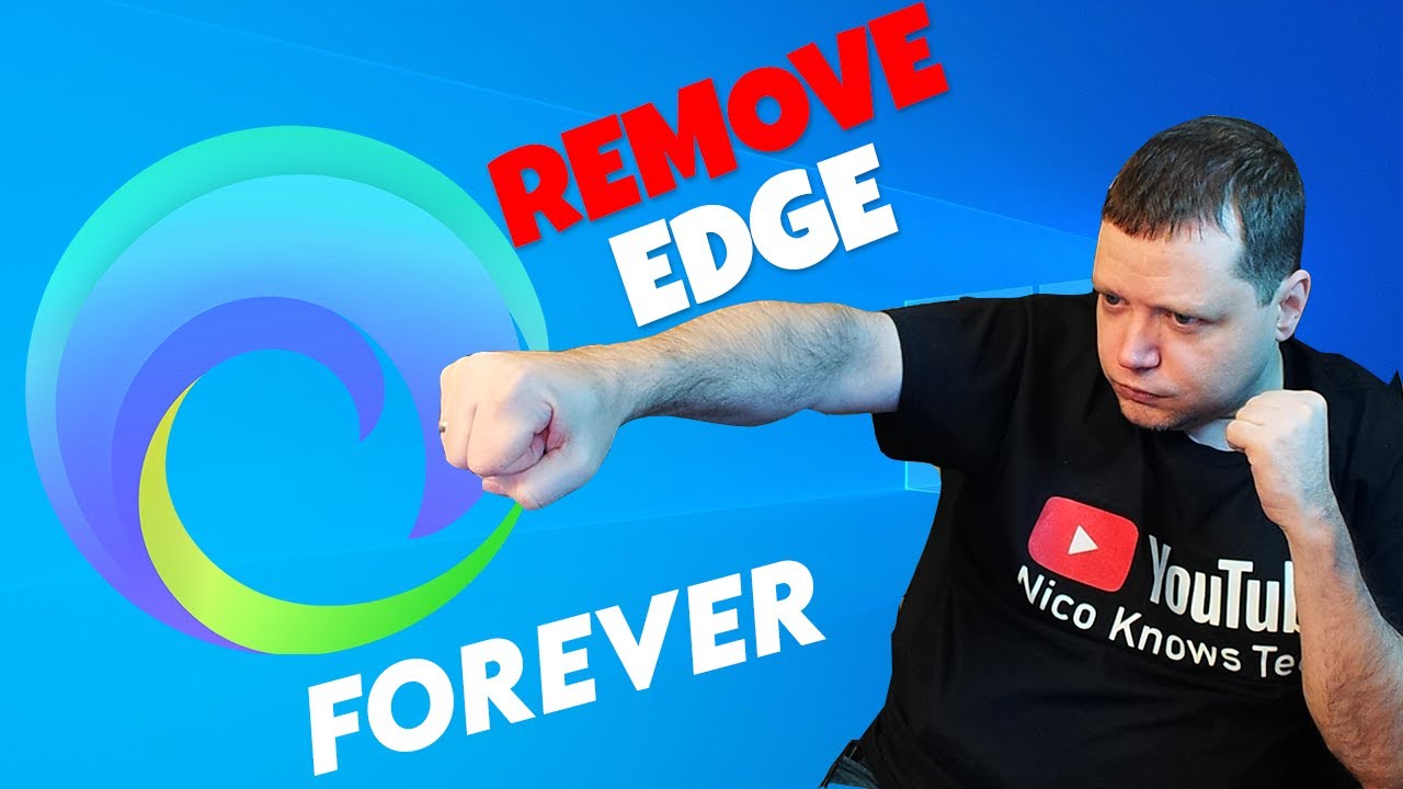 Как удалить Microsoft Edge из Windows ~ Удаление Edge из Windows 11 и 10 | Nico Knows Tech