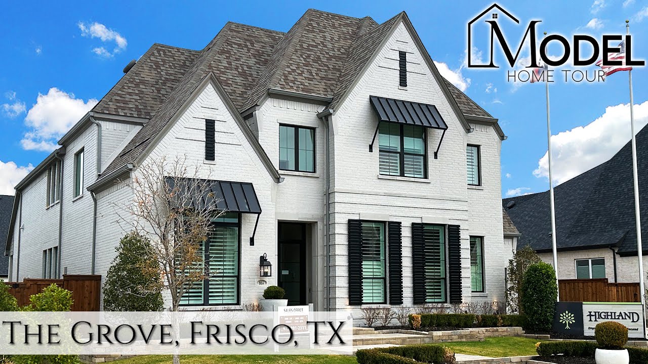 New Construction Homes in Dallas  - Model Home Highland Homes The Grove Frisco, TX