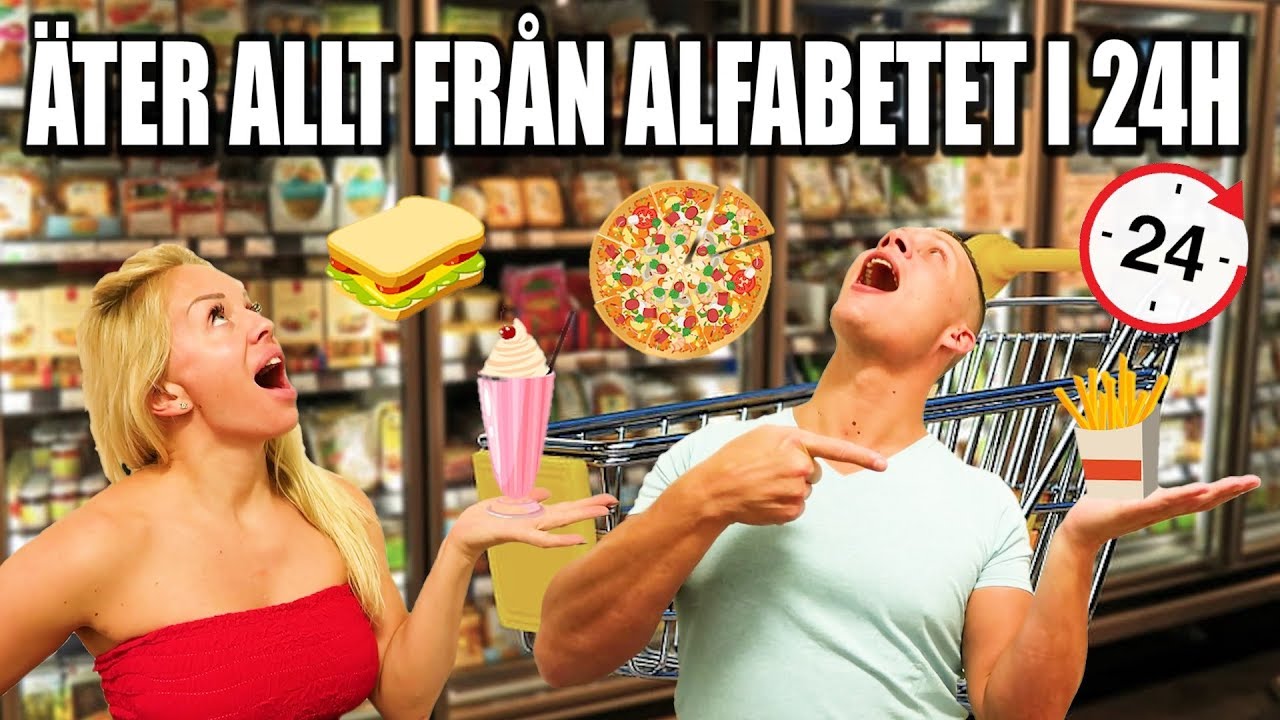 ÄTER ALLT FRÅN ALFABETET I 24 TIMMAR