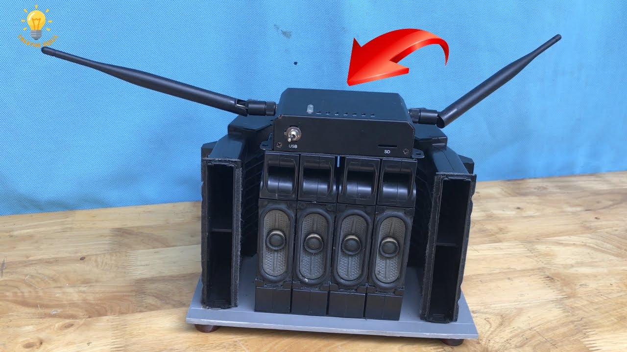 I built a speaker with 6 drivers! And the sound it produces is very powerful
