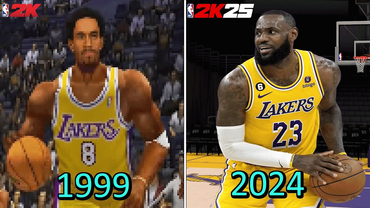 Эволюция игр NBA 2K | 1999-2024