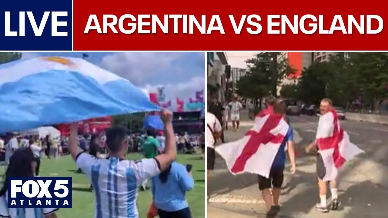 LIVE | World Cup semifinal heats up in Atlanta between England and Argentina