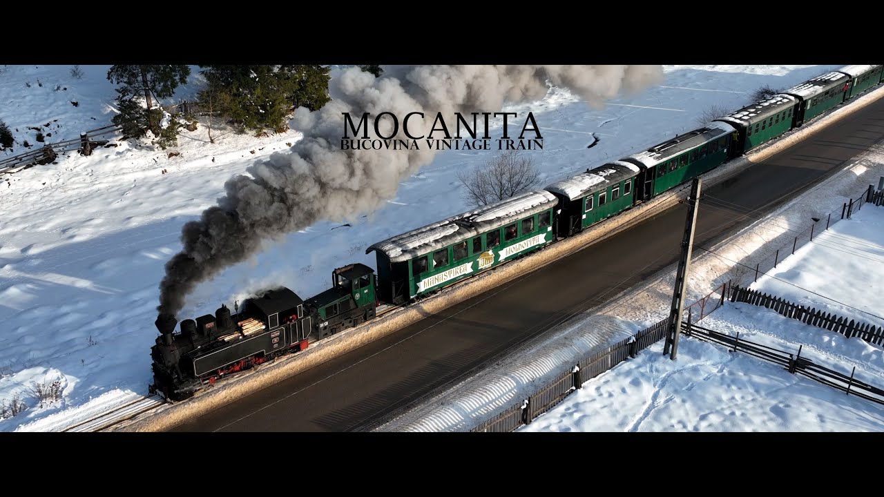 Mocanita - Bucovina Vintage Train * 4k Drone Footage