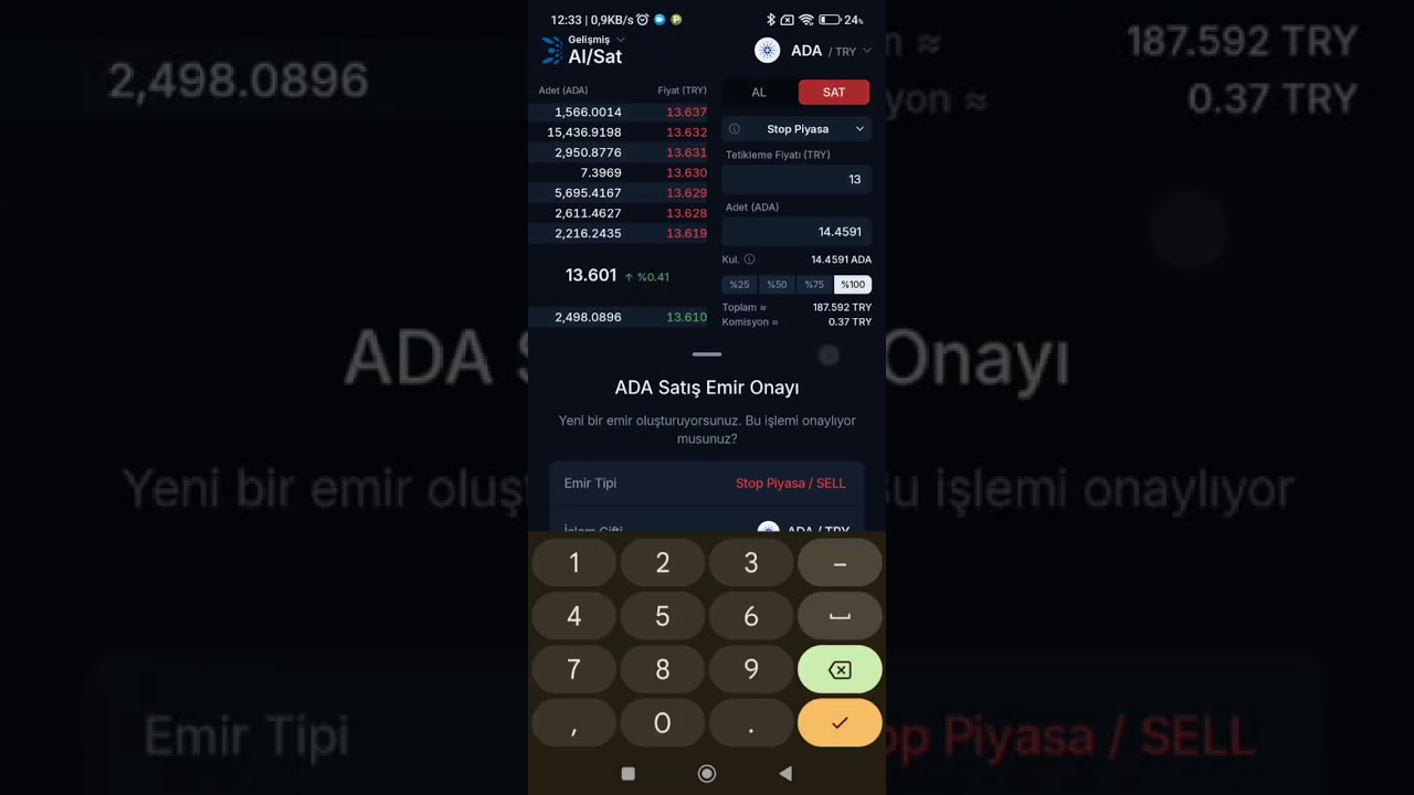 BTC T&Uuml;RK BORSASIN'DA STOPLOS NASIL KONUR.