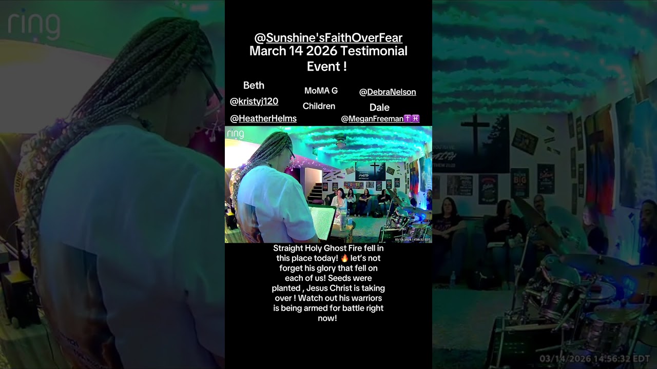 March 14 2026 Testimonial Event #jesus #duet #ai #love #jesusfreak #fypシ゚ #family #facts #worship 