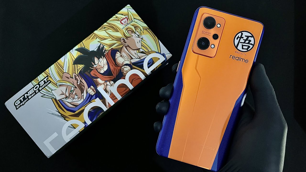 Realme GT NEO 3T Dragon Ball Z Edition Unboxing & Gameplay + Demonstração de câmera - ASMR