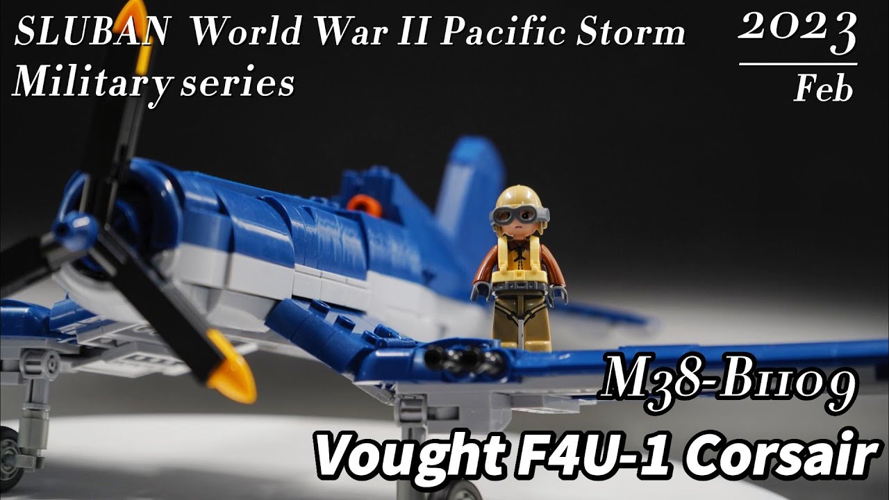 SLUBAN M38-B1109 World War II Pacific Storm: Vought F4U-1 Corsair