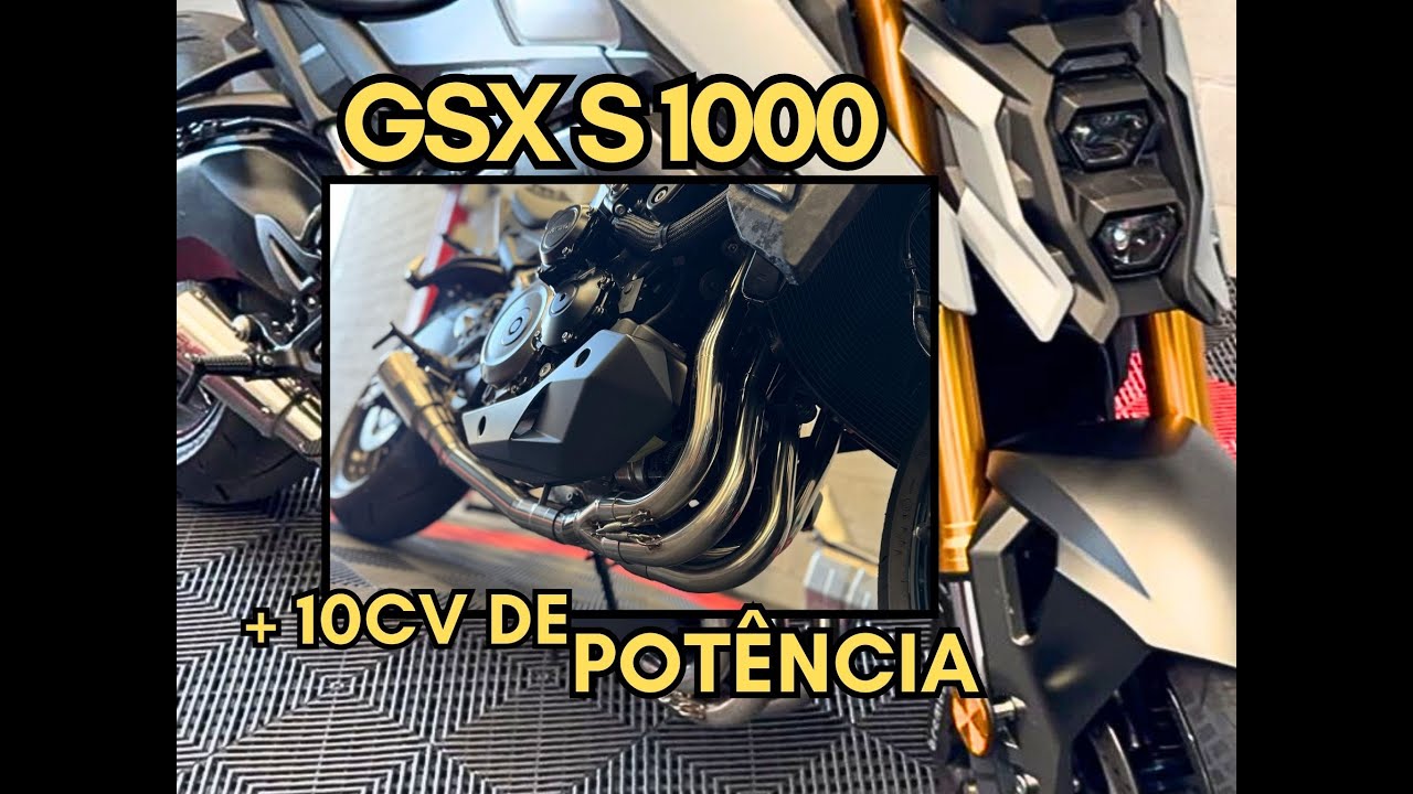 ESCAPAMENTO FULL GSXS 1000-POTÊNCIA COMPROVADA NO DINAMÔMETRO!!!