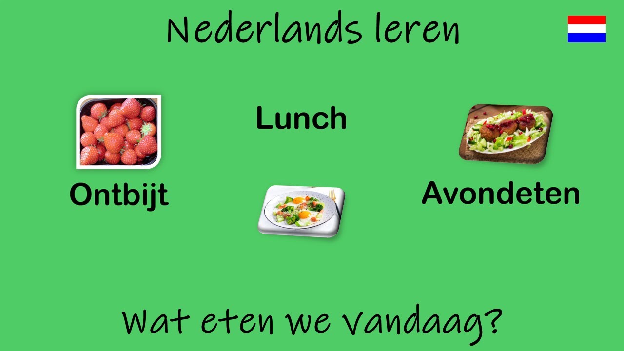 Nederlands leren; Wat eten we vandaag? (Les 53)