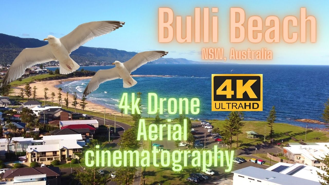 Bulli Beach 4k Drone View | Places to visit in NSW Australia | Things to do in Wollongong