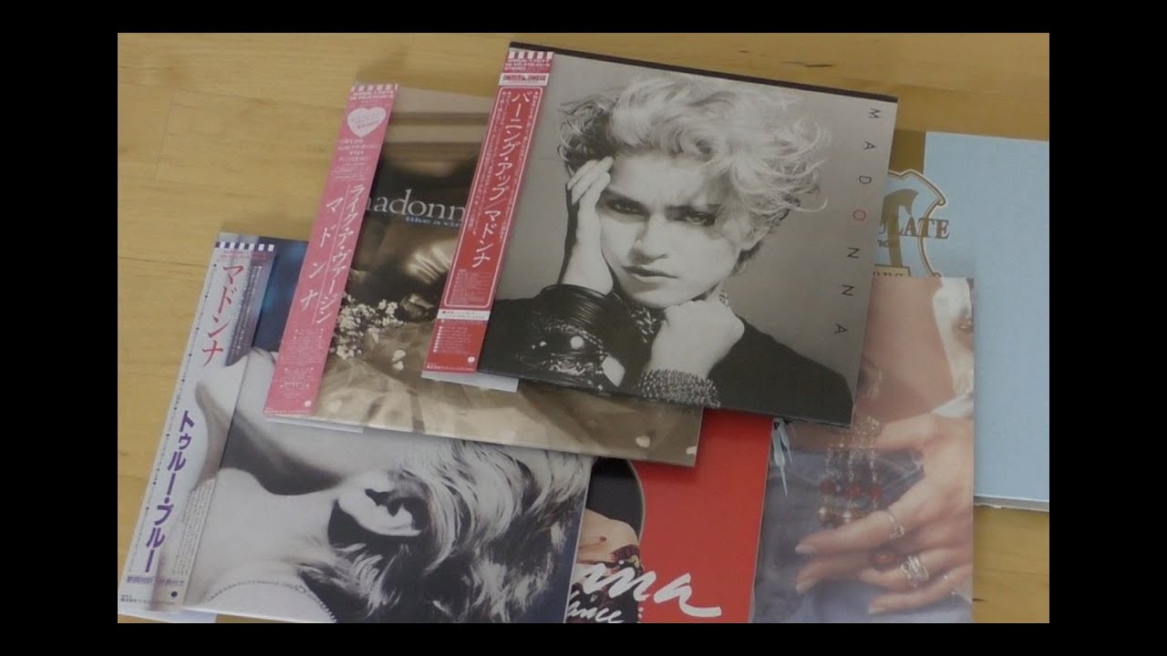 Madonna / Japanese mini-LP CDs unboxing