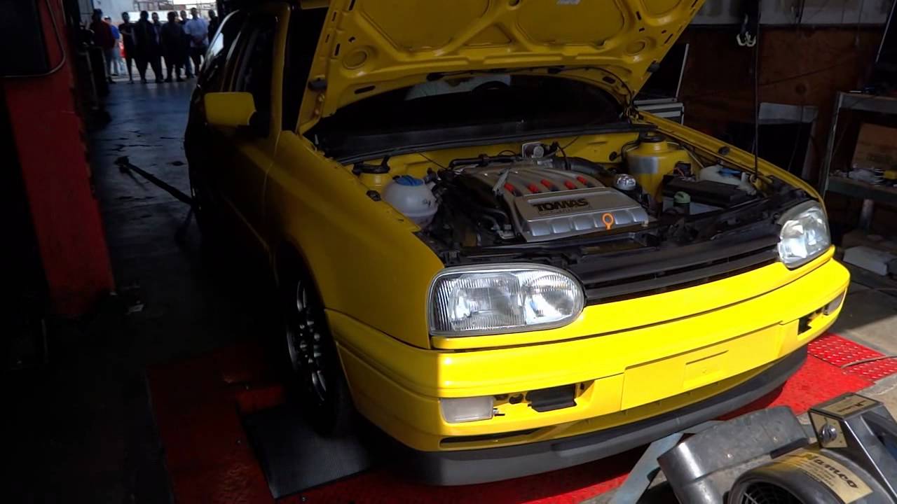 vw r32 mkiii gti vr6 mk3 NA dyno schrick cams tomas sport tuning