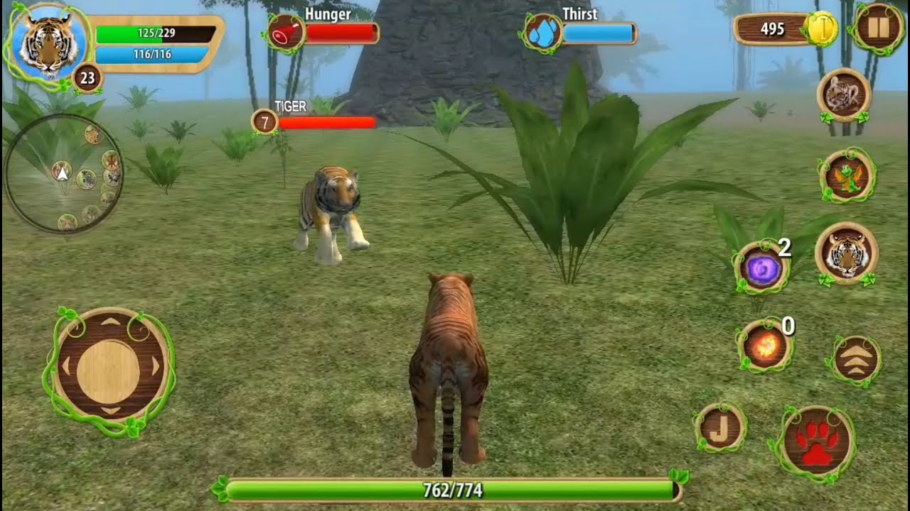 Tiger Family Simulator #9 - Tiger Jungle Survival Missions - Android GamePlay