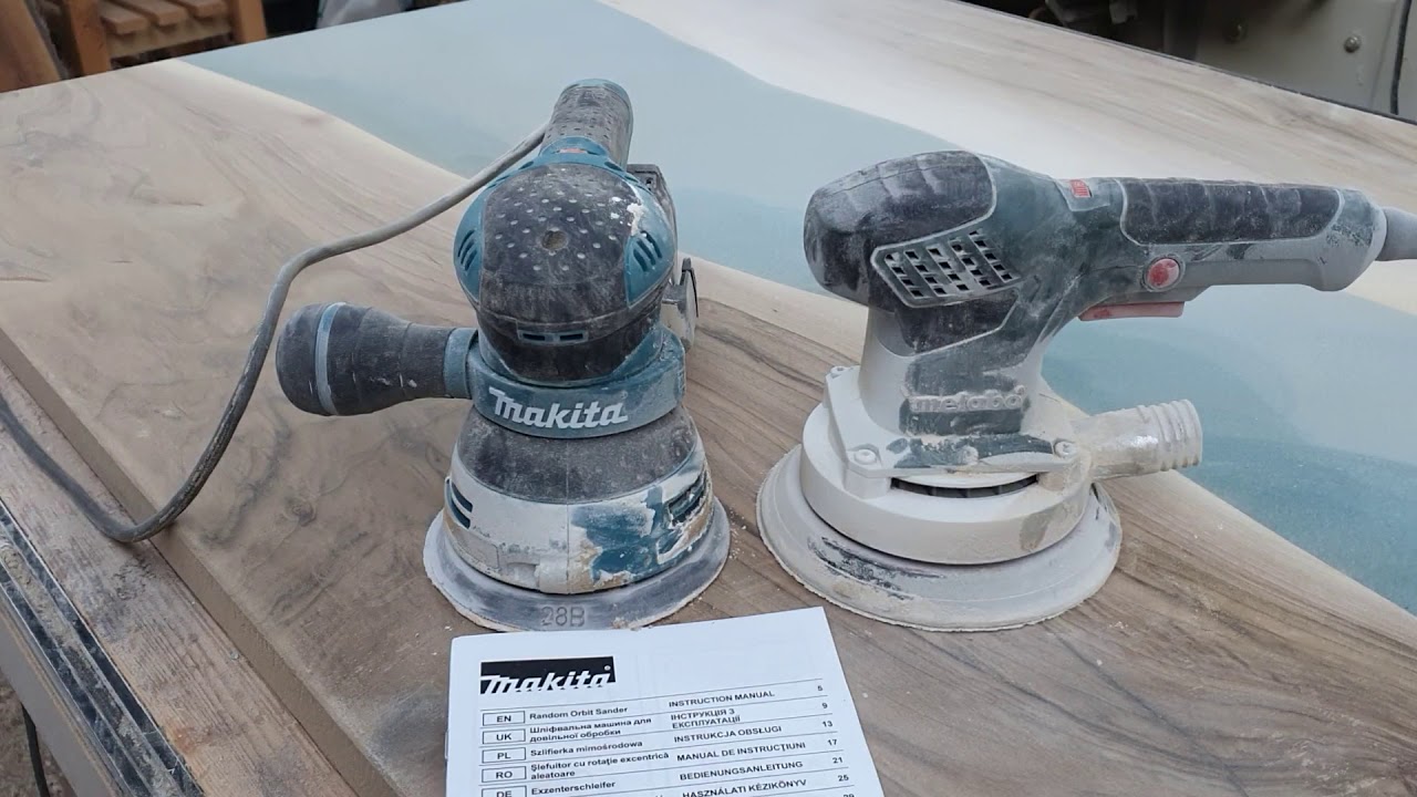 Random Orbital Sanders : Metabo vs Makita