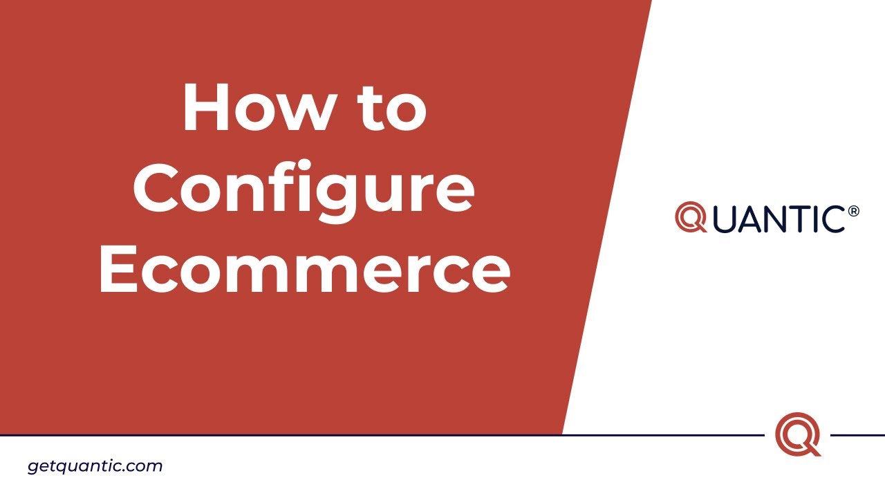 Quantic POS - How to Configure E-commerce
