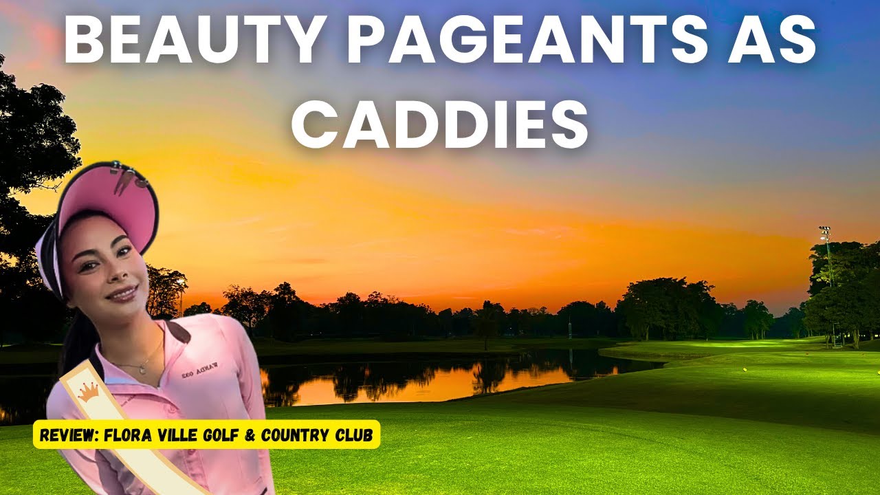 Night Golf With Beautiful Caddies 🇹🇭 Flora Ville Golf & Country Club