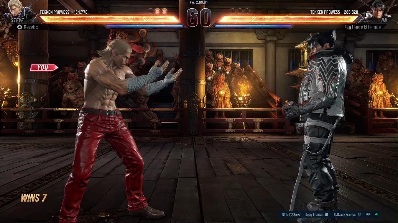 TEKKEN8 Rezetro STEVE Vs A Maori JIN God of destruction Promo matche