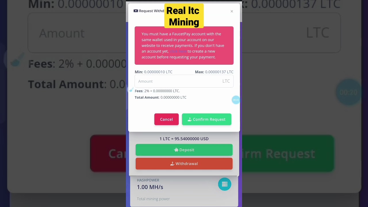 Free LTC Mining