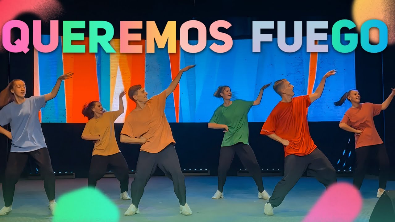Queremos Fuego - Jesus Worship Center - Dance/ Огонь приходит с Неба (Танец Флешмоб)