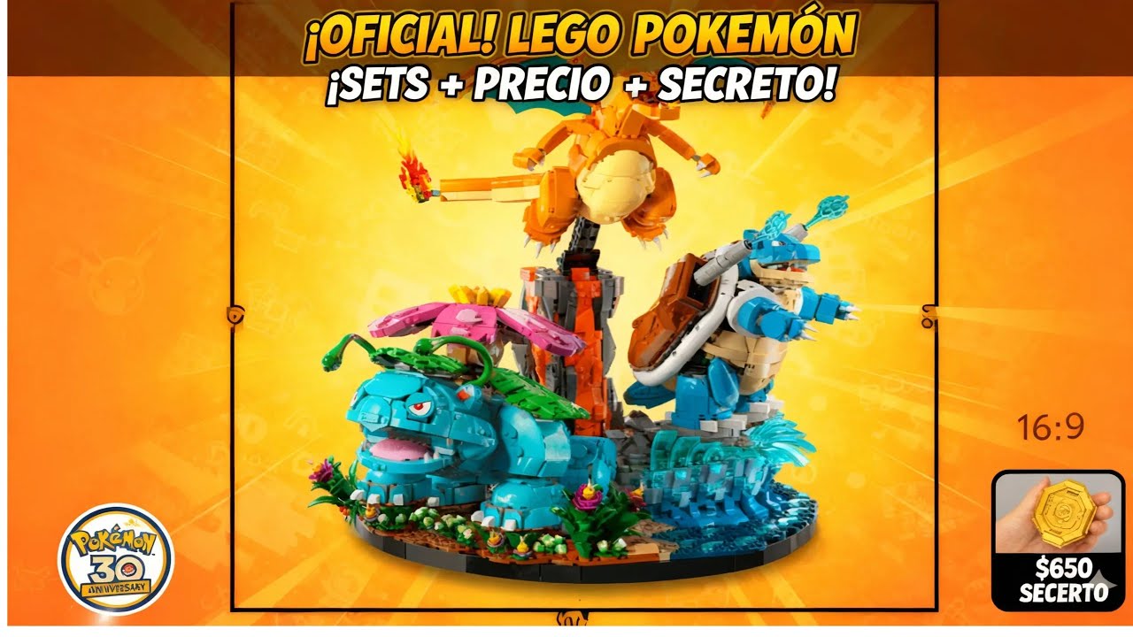 No compres LEGO Pokémon hasta ver este video (Análisis 30 Aniversario).