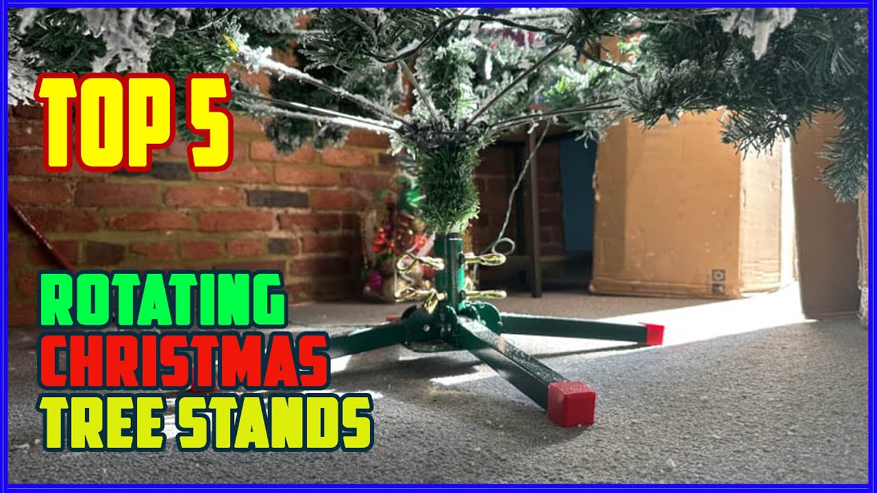TOP 5 Best Rotating Christmas Tree Stands 2026 |
