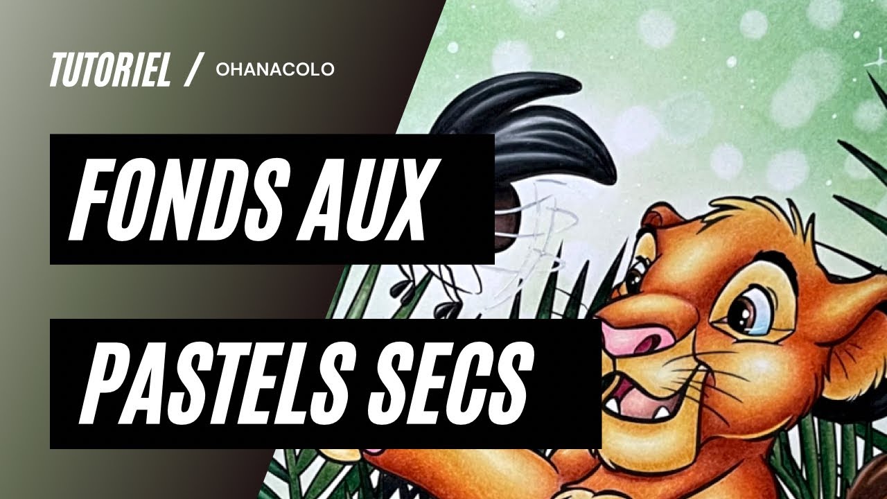 TUTO - FONDS AUX PASTELS SECS
