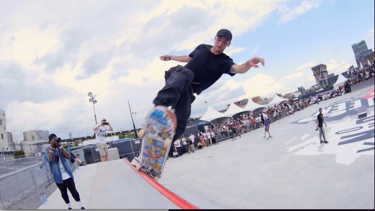 Alex Olson and Ishod Wair Go Skateboarding Day NYC 2015