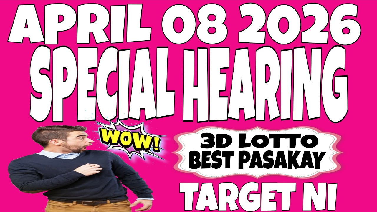 SWERTRES HEARING TODAY APRIL 08 2026 | WEDNESDAY BEST HOT COMBINATIONS