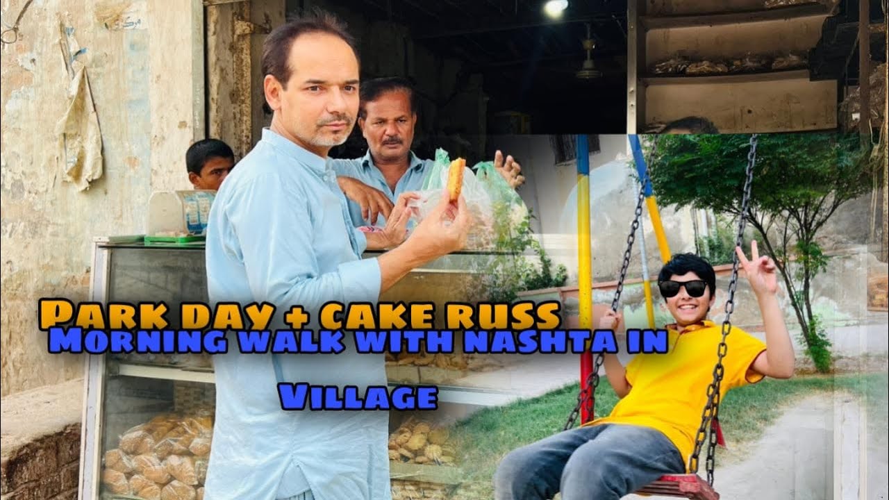 Morning walk in village || Sakrand  || Fun  with czn || daily routine