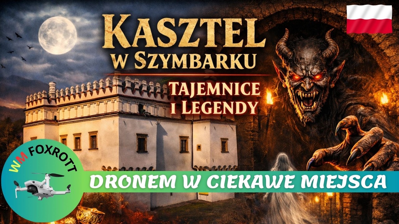 Kasztel w Szymbarku - Tajemnice i legendy - Dronem w ciekawe miejsca - WM | Foxtrott, #beskid