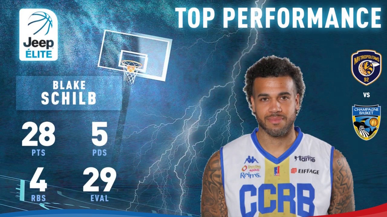 Blake Schilb (28 points) Highlights vs. Boulogne Levallois