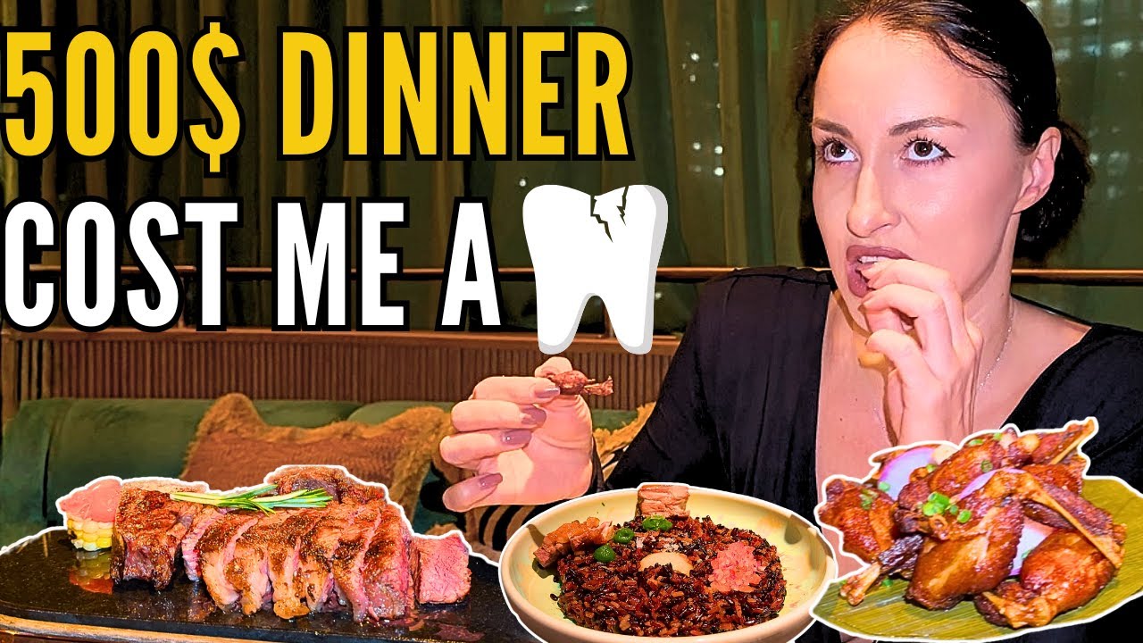 $500 Dinner at Miami’s HOTTEST Restaurant… And I Broke My Tooth 😳 | Amazonico Brickell Review