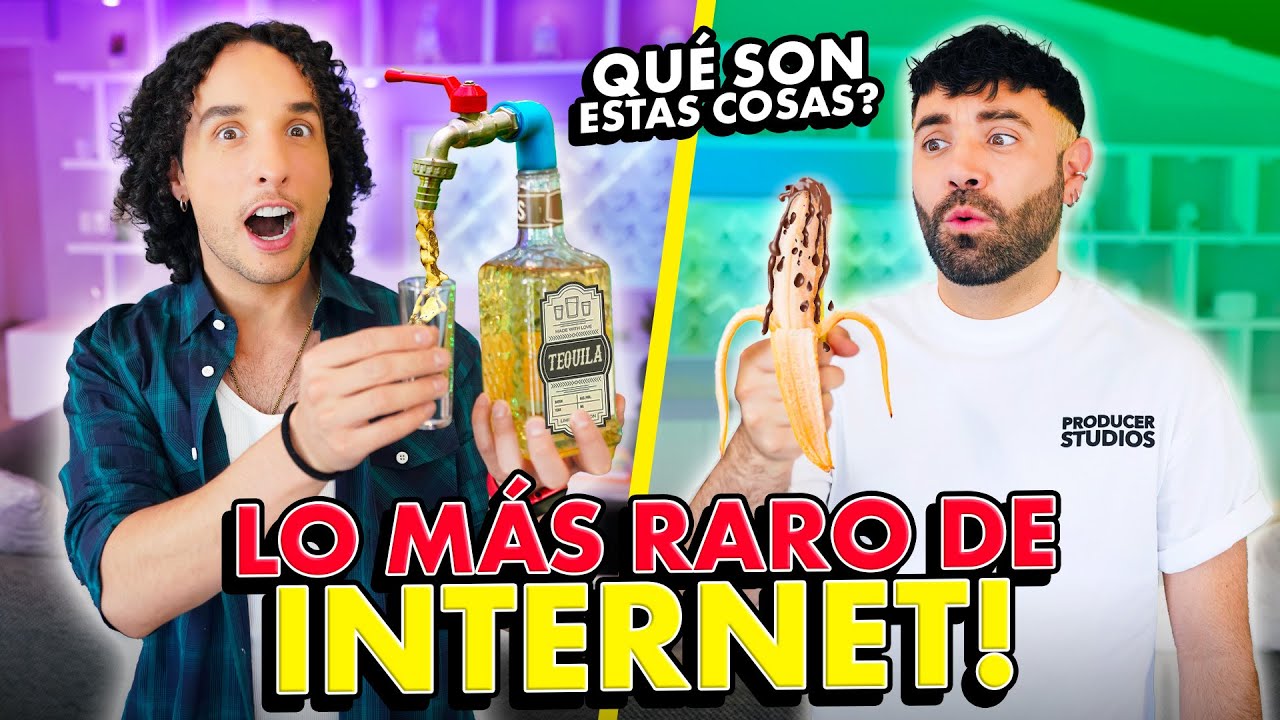 PROBAMOS LOS PRODUCTOS + RAROS DE INTERNET | LOS RUL&Eacute;S