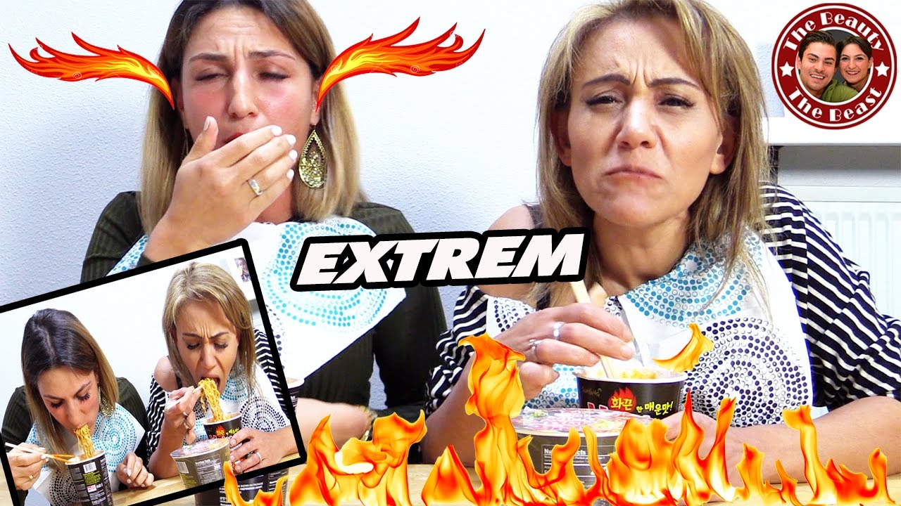 SCHÄRFSTE NUDELN DER WELT WETTESSEN !!  Aynur vs. Ilkay | TBATB