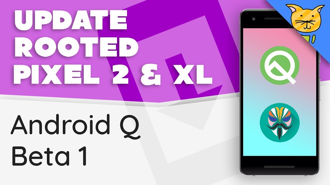 Update Rooted Pixel 2 & 2 XL to Android Q Beta 1 [fastboot]