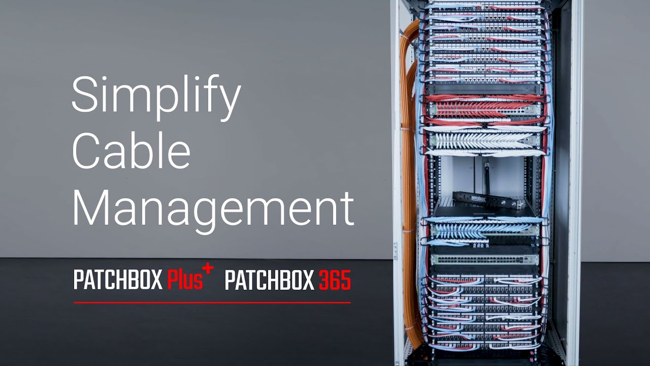 PATCHBOX - Simplifique la gesti&oacute;n de cables.