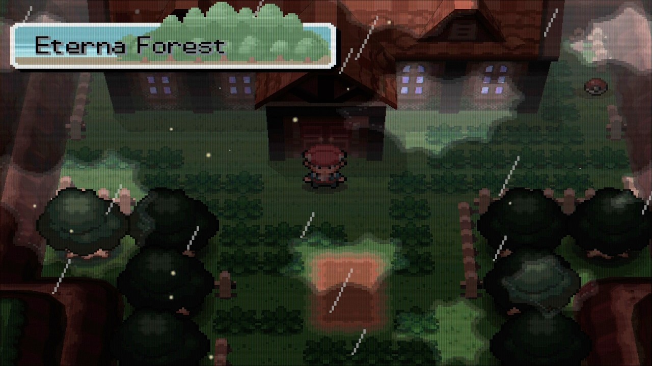 You’re A Kid Again Exploring Eterna Forest In The Rain | Nostalgic Pokemon Music